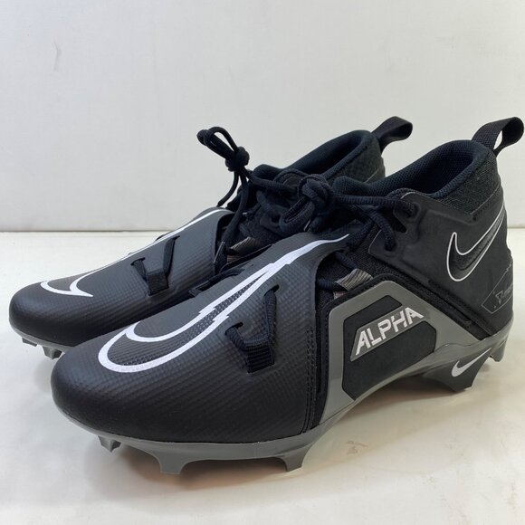 Nike Mens Nike Alpha Menace Pro 3 Black Football Shoes CT6649-010 Size 11 - Picture 1 of 13
